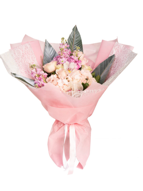 Soft & Sweet - Ανθοδέσμη σε Ροζ-Λευκό