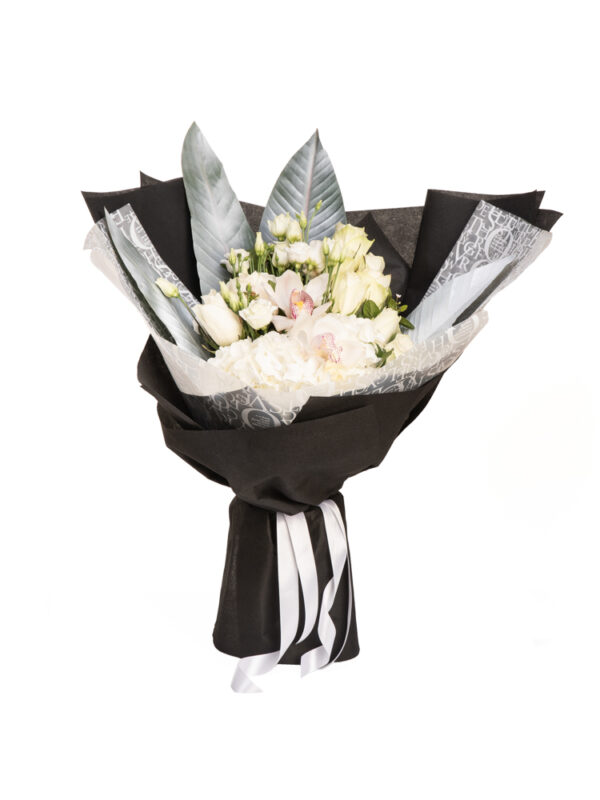 Absolute Calm - Ανθοδέσμη σε Λευκό-Ροζ