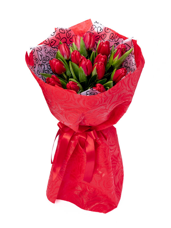 First Kiss - Ανθοδέσμη με Τουλίπες