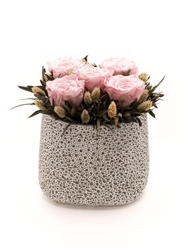 Quintet - Pink Eternity Roses σε κεραμικό